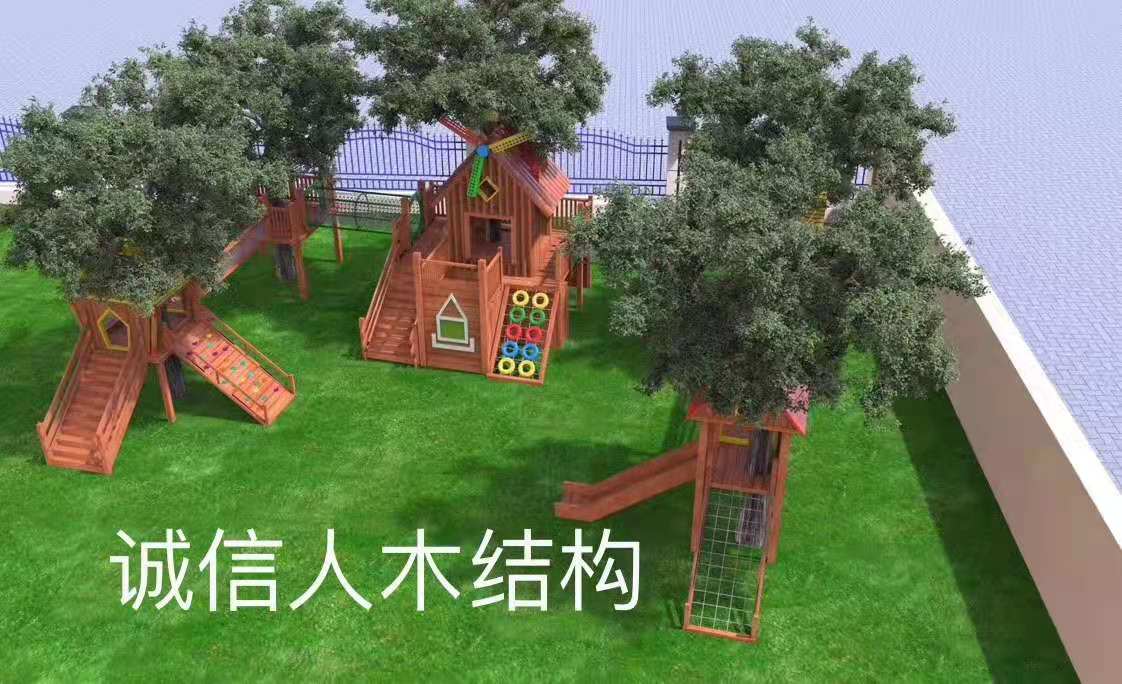 樹屋游樂、游樂樹屋設施、樹屋設施
